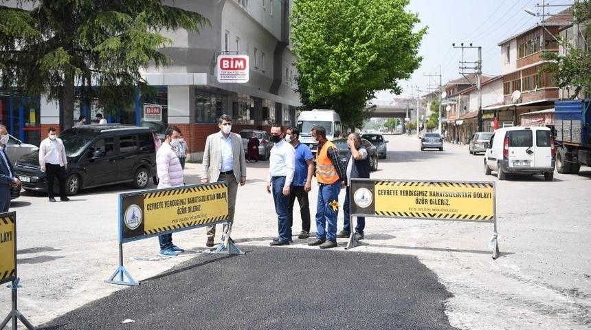 Kartepe yolarına yaz bakımı