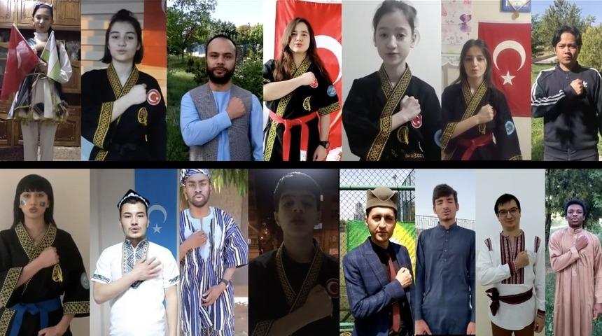 D&uuml;nya gen&ccedil;leri bu klipte buluştu