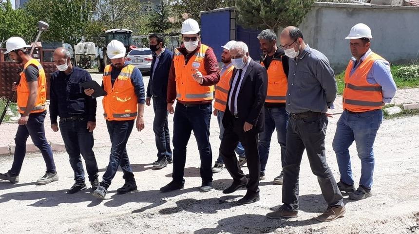 Kaman il&ccedil;esinde,  altyapı yenileme &ccedil;alışmaları başlatıldı