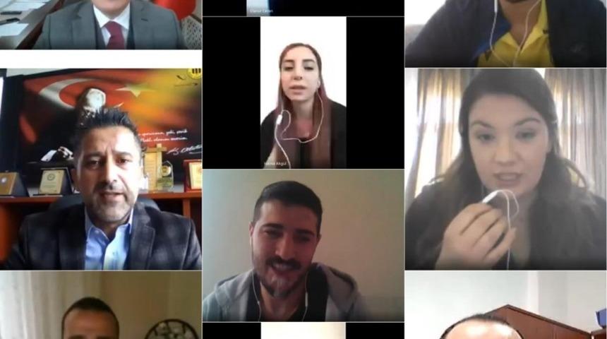 Kızılay, SBF &ouml;ğrencileriyle telekonferansta buluştu