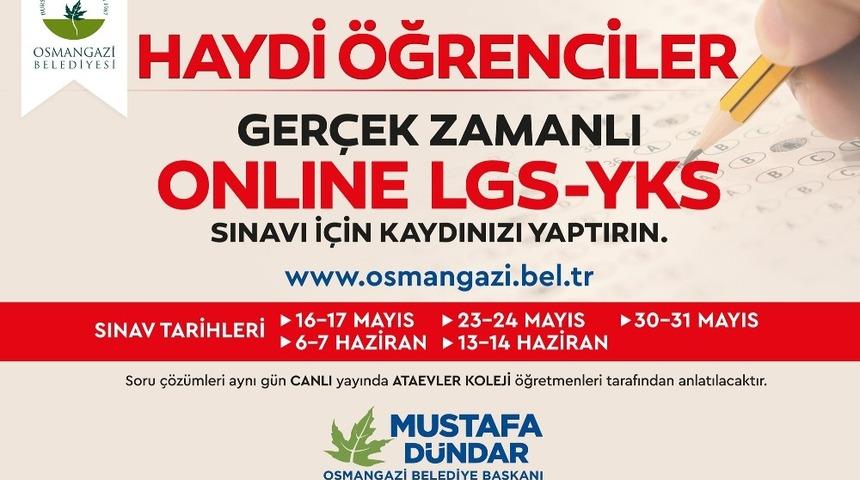 &Ouml;ğrencilerden online deneme sınavlarına yoğun ilgi