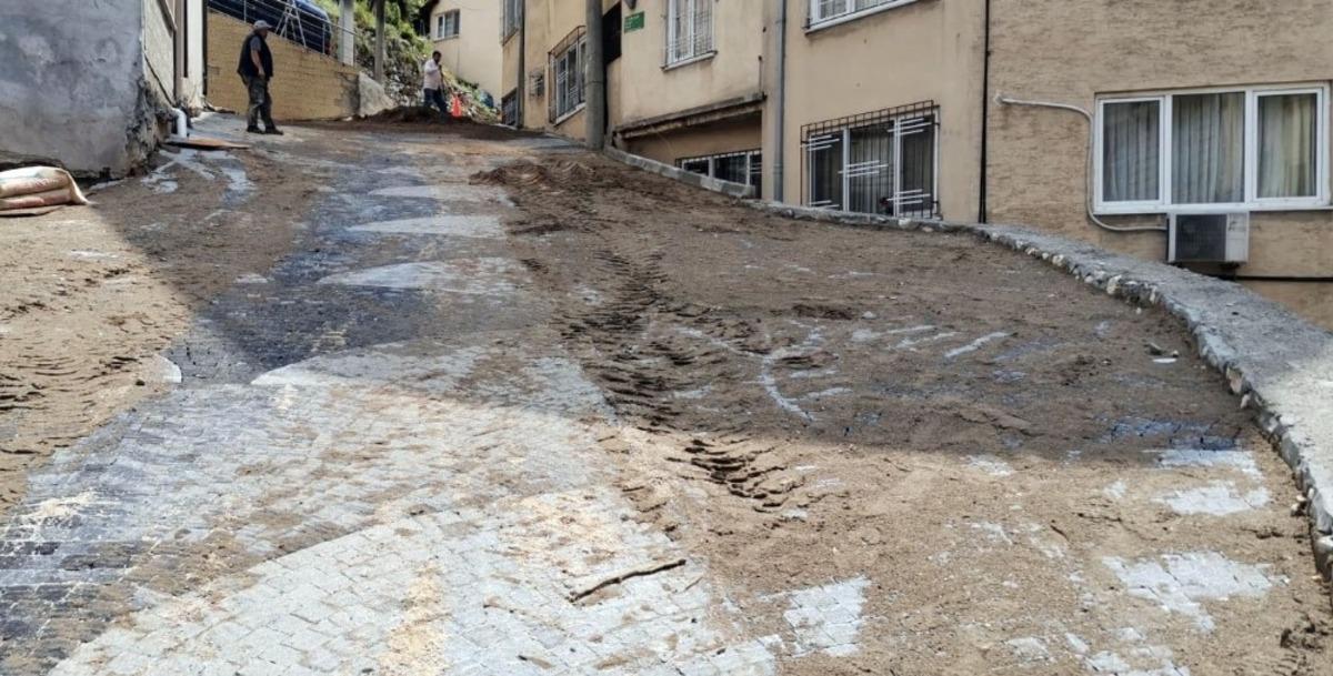 &Ccedil;ekirge sokakları yenileniyor