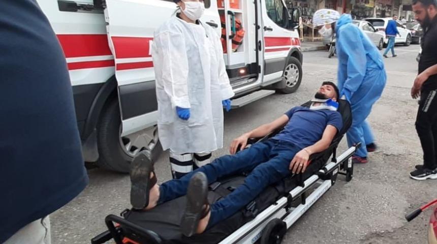 Otomobil ile elektrikli bisiklet &ccedil;arpıştı: 1 yaralı