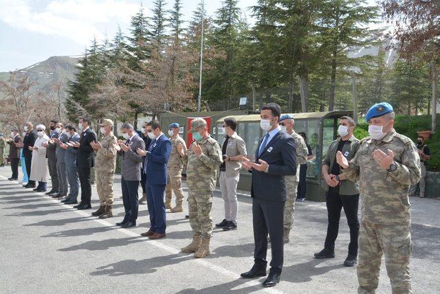 Hakkari’de şehit uğurlama töreni