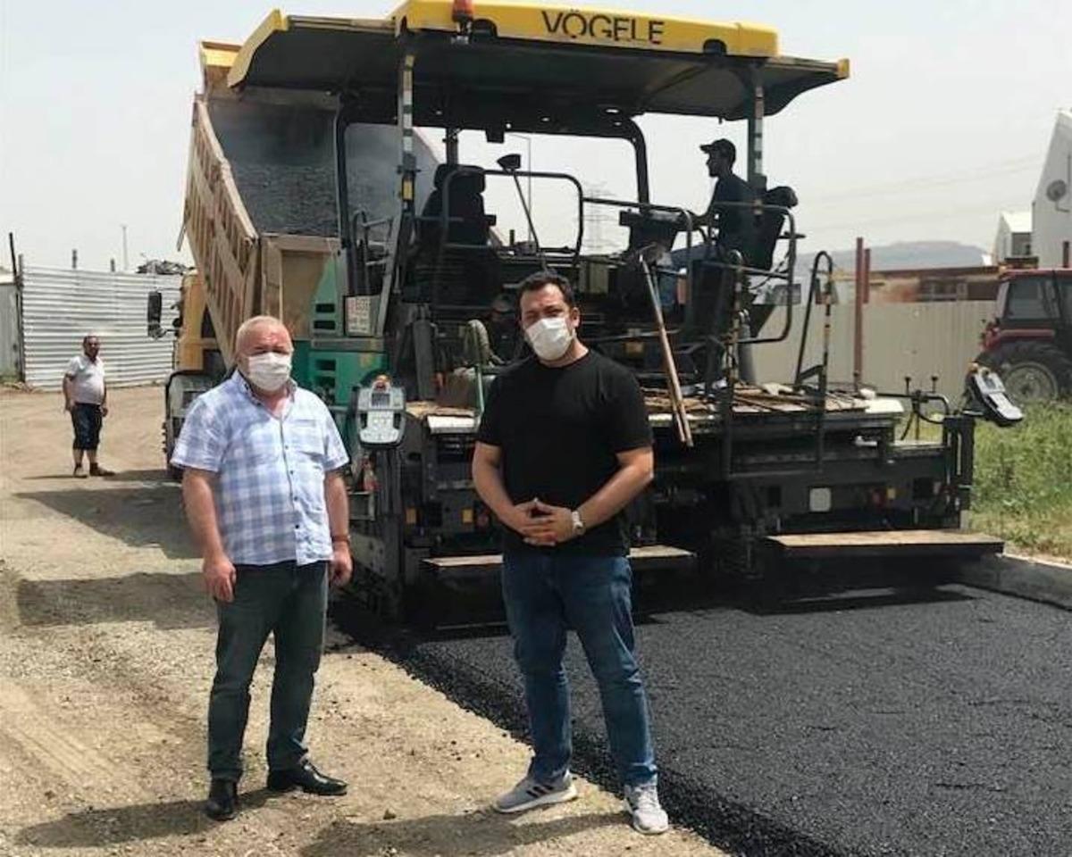 Aliağa&rsquo;da asfalt &ccedil;alışmaları devam ediyor