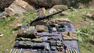 Başkale'de PKK'ya ait silah ve mühimmat ele geçirildi