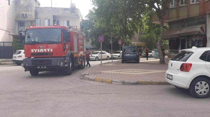 Havalandırma boşluğunda çıkan yangın paniğe neden oldu