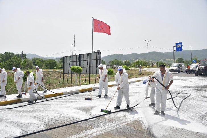 Biga Belediyesi tedbiri elden bırakmıyor G5