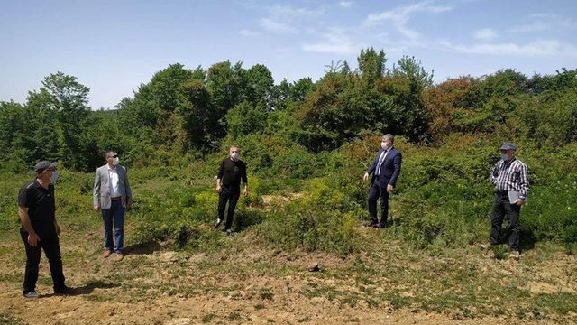 Bartın katı atık düzenli depolama tesisinde yer teslimi yapıldı