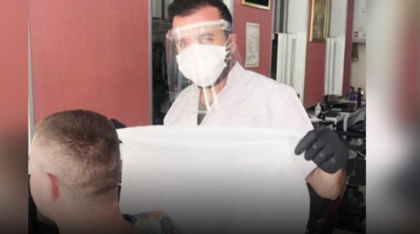 Denetim yapan doktorun testi pozitif &ccedil;ıktı, 50 berber karantinaya alındı