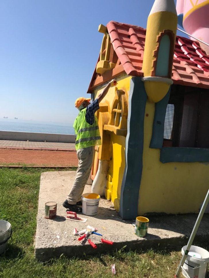 Büyükşehir Belediyesi, parkları çocuklar için hazırlıyor G2