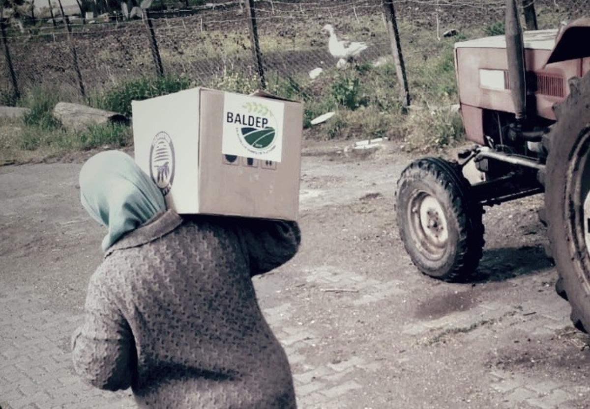 BALDEP 6 il&ccedil;ede erzak yardımına  devam ediyor