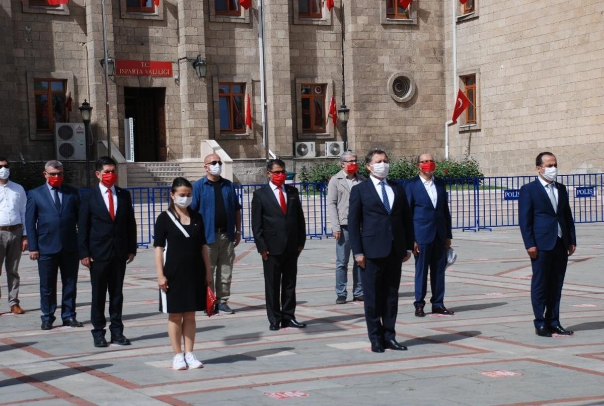 Isparta&rsquo;da 19 Mayıs t&ouml;renle kutlandı