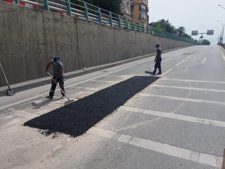 SEKA Tüneli’nde yol onarımı gerçekleştirildi G3