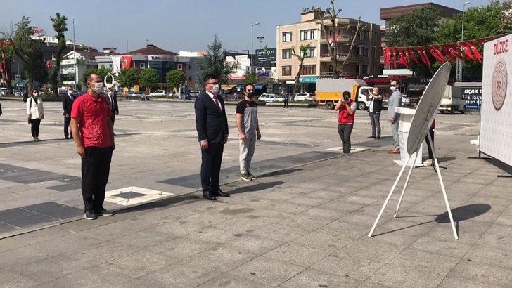 19 Mayıs Düzce’de sade bir törenle kutlandı G5