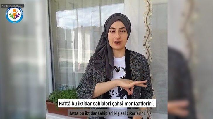 İşaret dili kursiyerleri Atatürk’ün Gençliğe Hitabesi’ni okudu G4