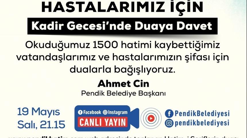 Kadir Gecesi&rsquo;nde Korona vir&uuml;sten hayatını kaybeden vatandaşlar i&ccedil;in dua