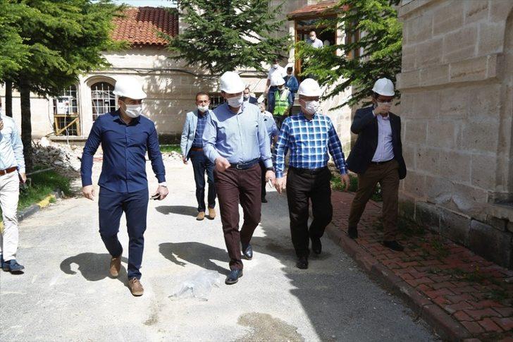 Jandarma binasının restorasyon çalışmaları yerinde incelendi G4