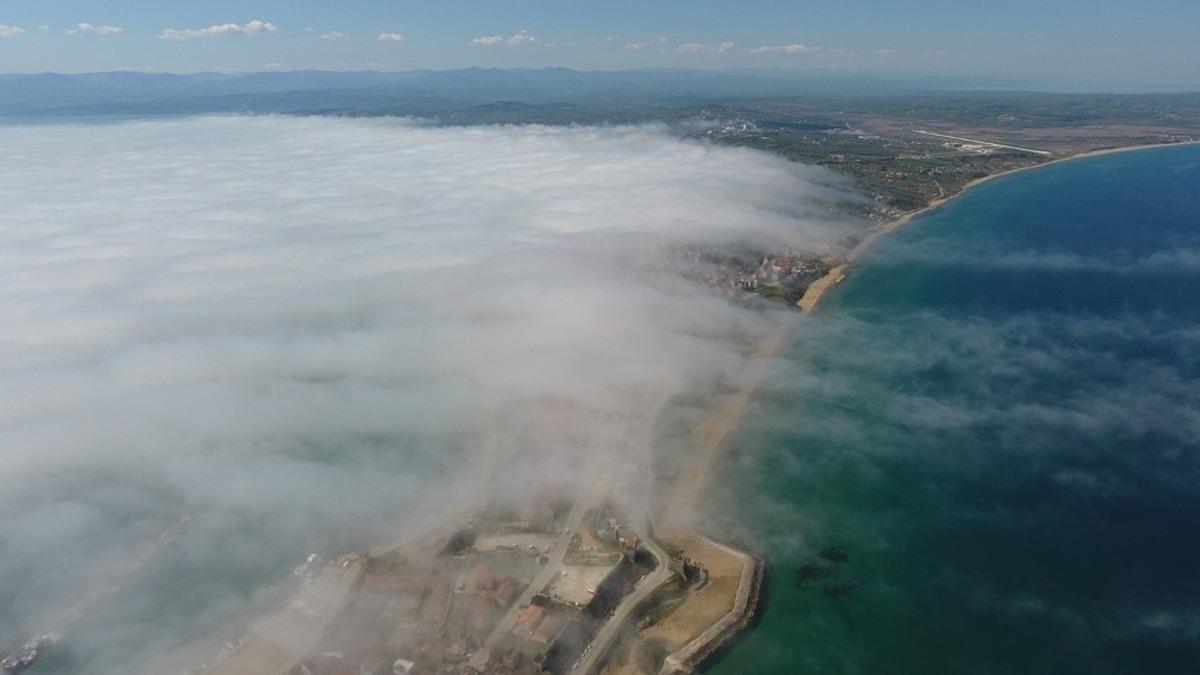 Sinop&rsquo;ta sis bulutu