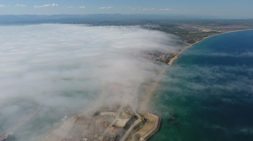 Sinop’ta sis bulutu