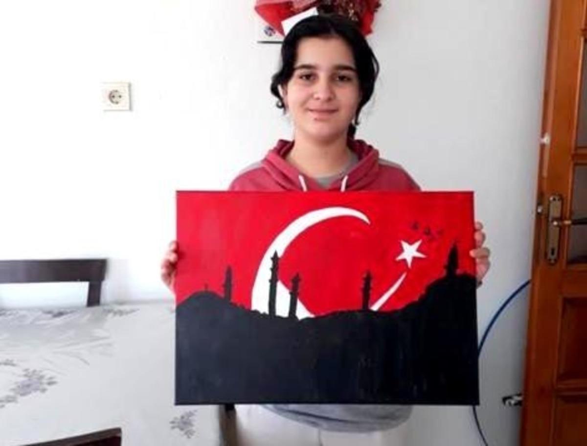 İlkokul ve ortaokul &ouml;ğrencilerinden on-line resim sergisi