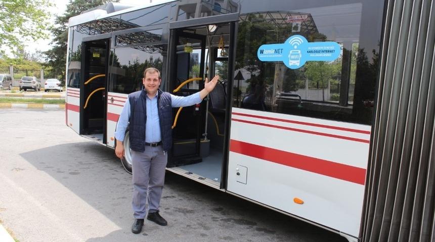 Gençlerin kullandığı hatlarda otobüslere internet