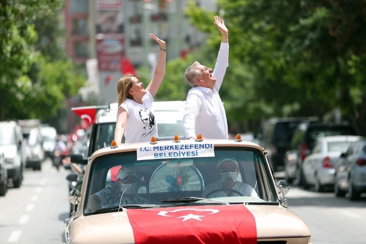 Merkezefendi&rsquo;de unutulmaz 19 Mayıs kutlaması