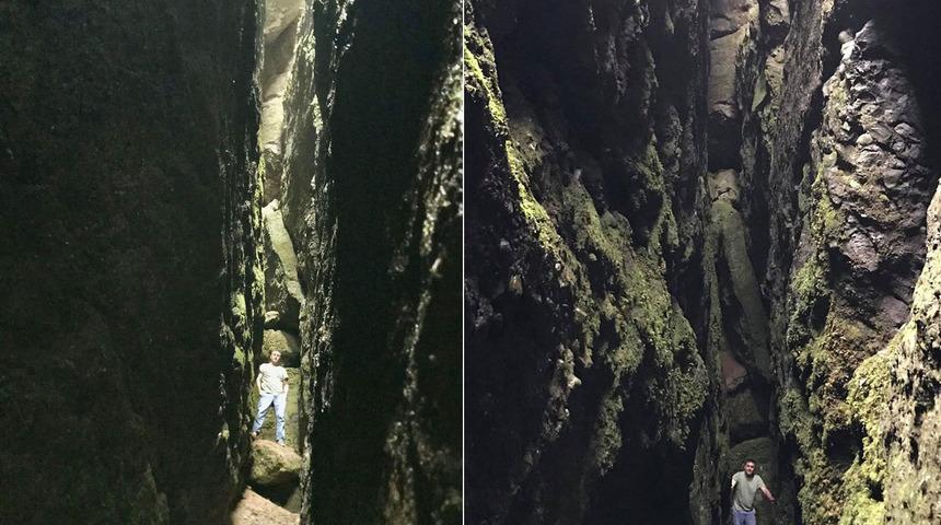 Sakarya&rsquo;daki saklı kanyon ilk kez g&ouml;r&uuml;nt&uuml;lendi