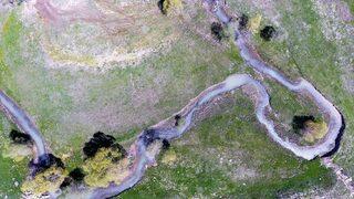 'Akdeniz'in Sibiryası'ndaki menderesler büyülüyor