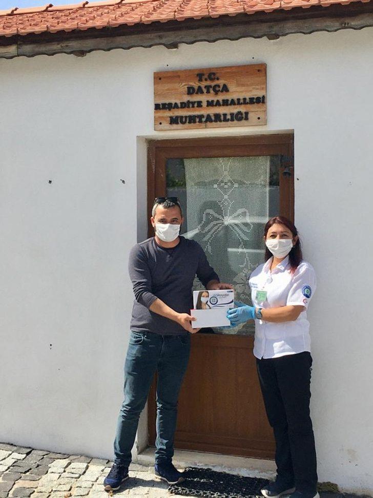 Büyükşehir’den muhtarlara 56 bin adet maske G3