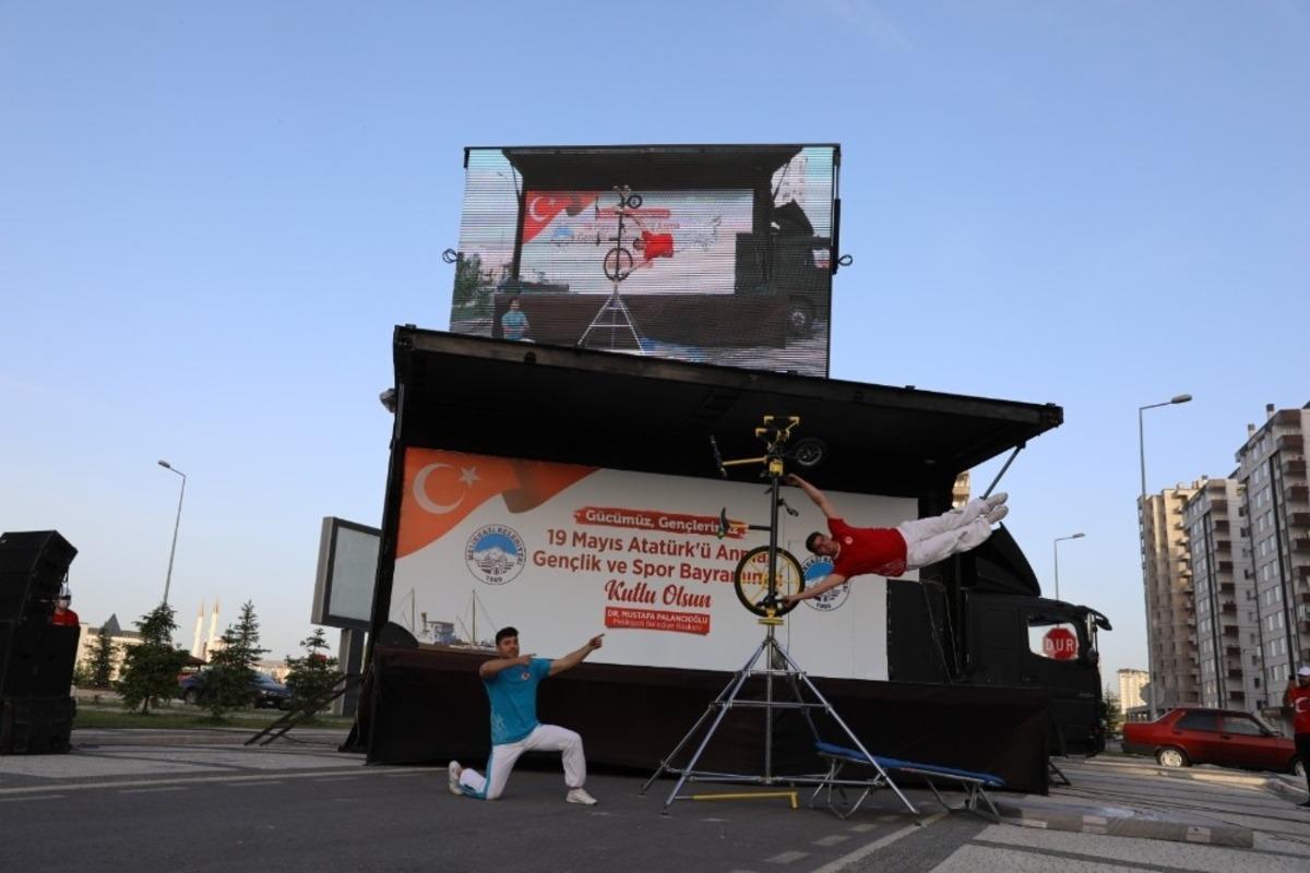 Melikgazi&rsquo;de 19 Mayıs Coşkuyla Kutlandı