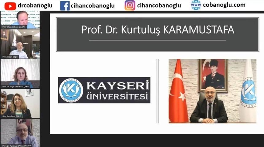 Kayseri Üniversitesi Rektörü, Online Düzenlenen “Rektörler Paneline” Katıldı