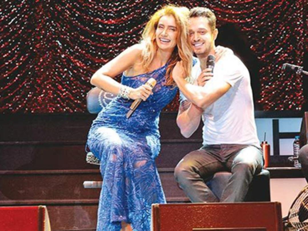 Sıla ile Murat Boz sarmaş dolaş...