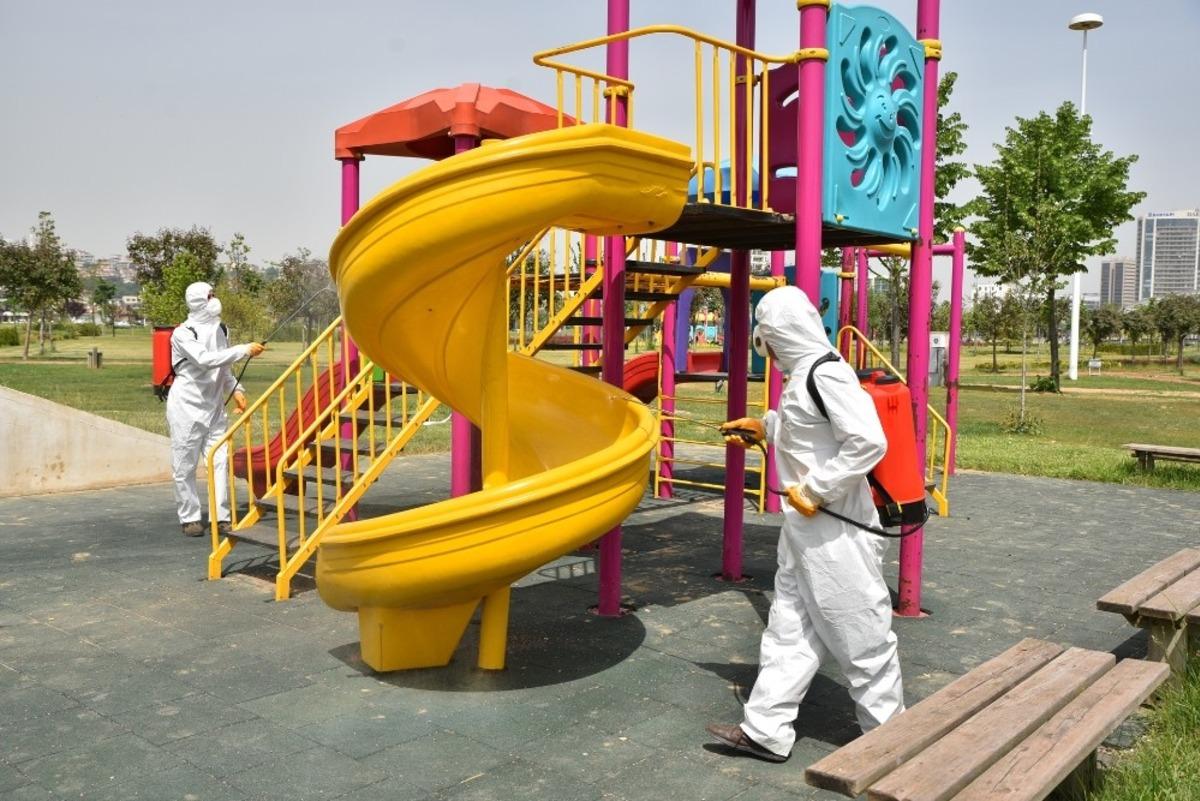 Bursa&rsquo;da parklar, pandemi sonrasına hazırlanıyor