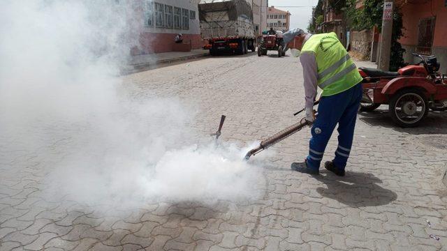 Turgutlu Belediyesi ekiplerinden dört günlük yoğun mesai