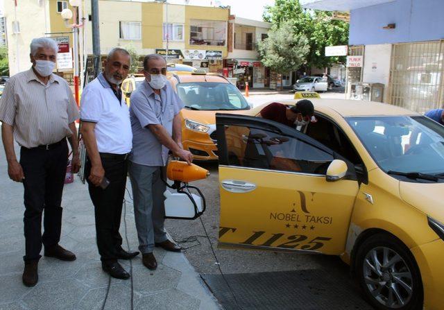 Mersin’de taksiler her hafta düzenli olarak ilaçlanacak