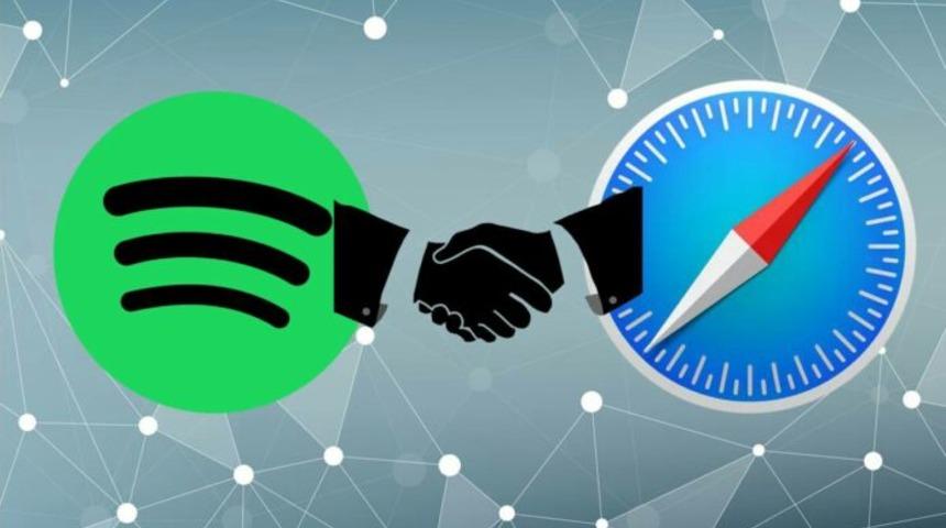 Safari tarayıcısında Spotify a&ccedil;ılabilecek