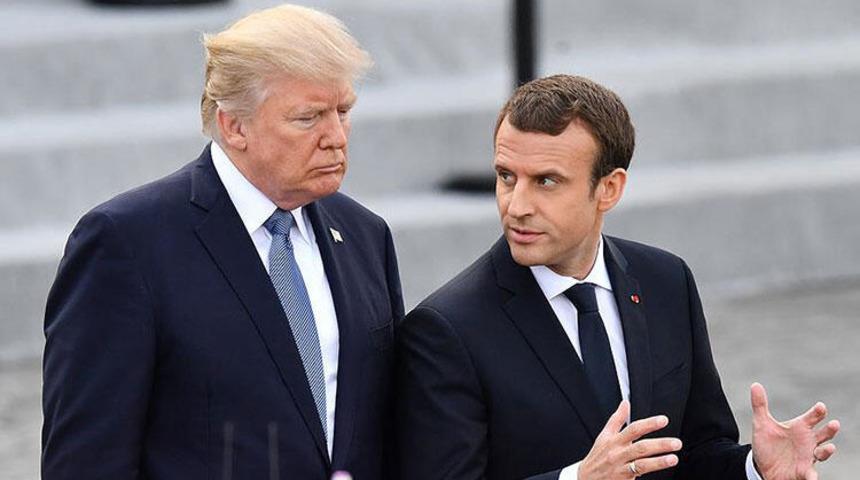 Trump ve Macron'dan Libya konusunda ortak mesaj
