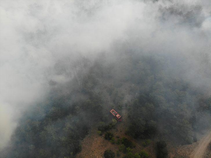 GÜNCELLEME - Kütahya'da orman yangını kısmen kontrol altına alındı G3