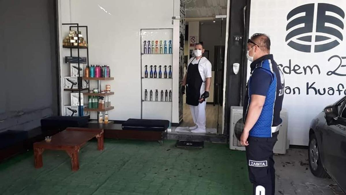 Ergene&rsquo;de berber, kuaf&ouml;r ve g&uuml;zellik salonları denetleniyor