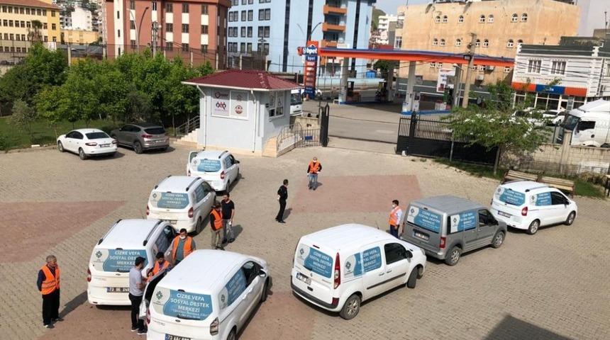 Cizre Vefa Sosyal Destek Grubu &ccedil;alışmalarını s&uuml;rd&uuml;r&uuml;yor