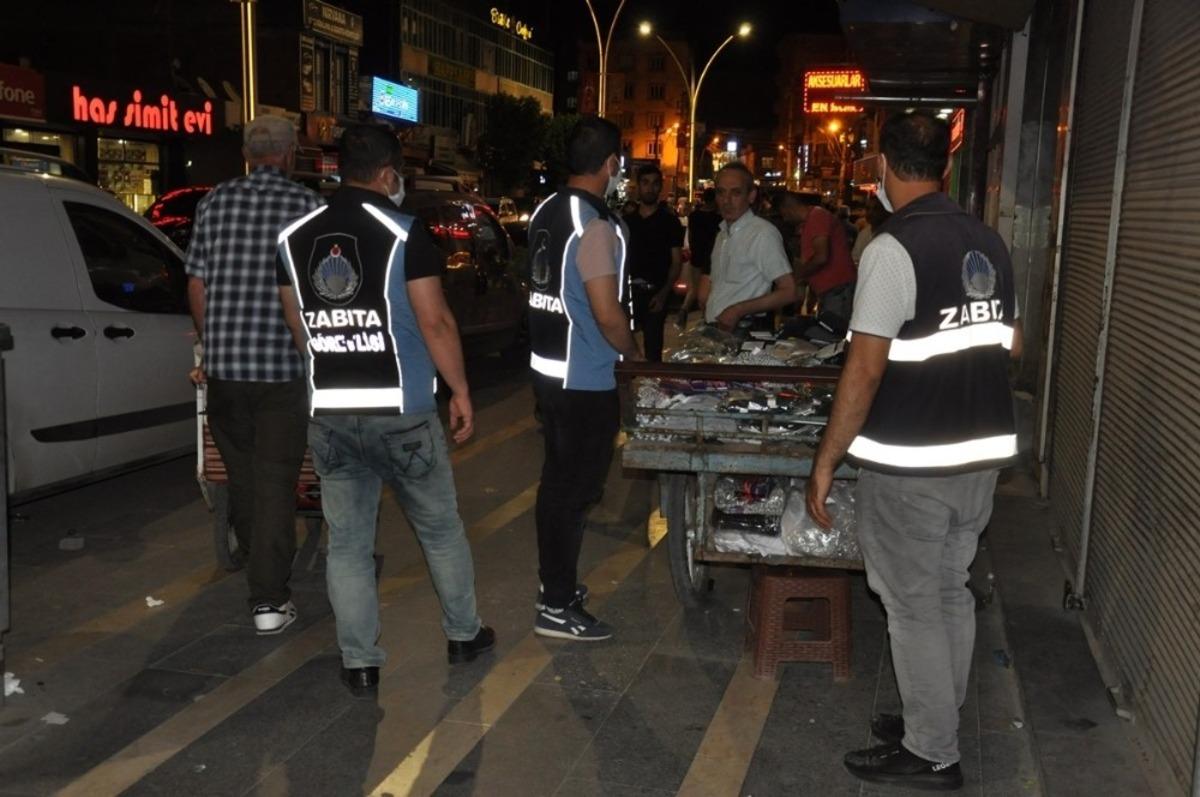 Cizre&rsquo;de kaldırım işgali denetimi