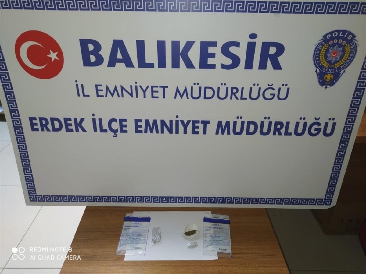 Balıkesir polisinden uyuşturucu tacirlerine operasyon