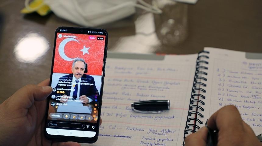 Talas&rsquo;ta &lsquo;Beyaz Masa Sosyal Medyada&rsquo; uygulaması devam ediyor