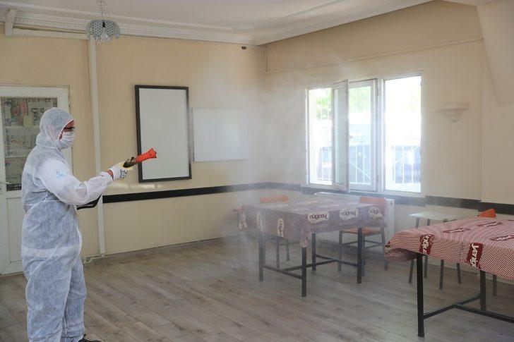 Pamukkale’de minibüs ve taksi durakları dezenfekte edildi G2