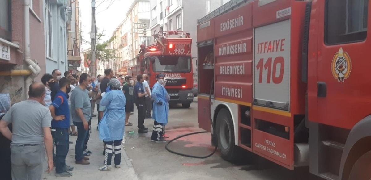 Eskişehir&rsquo;de korkutan yangın