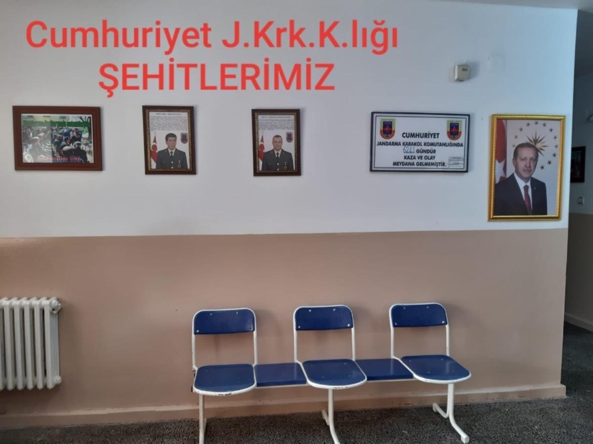 Jandarmadan şehitlere &ouml;zel hassasiyet