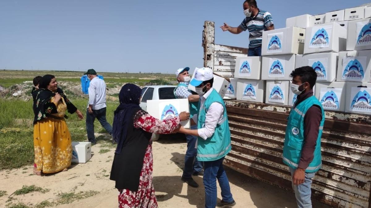 Tarım iş&ccedil;ilerine gıda paketi