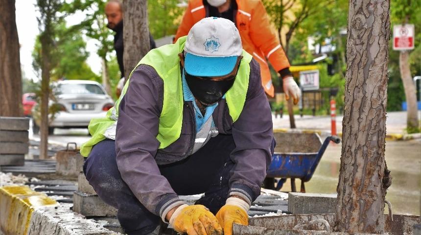 Aksaray Belediyesi şehir genelinde g&uuml;zelleştirme &ccedil;alışması başlattı