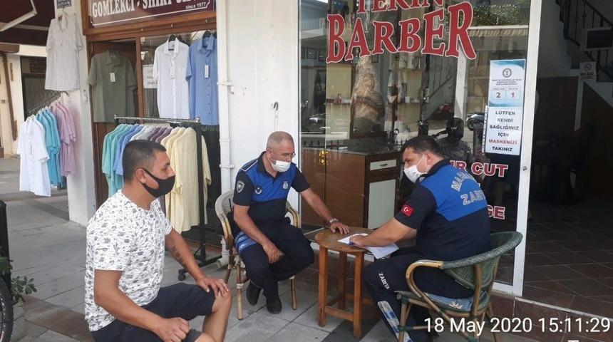 Marmaris&rsquo;te berberler denetlendi